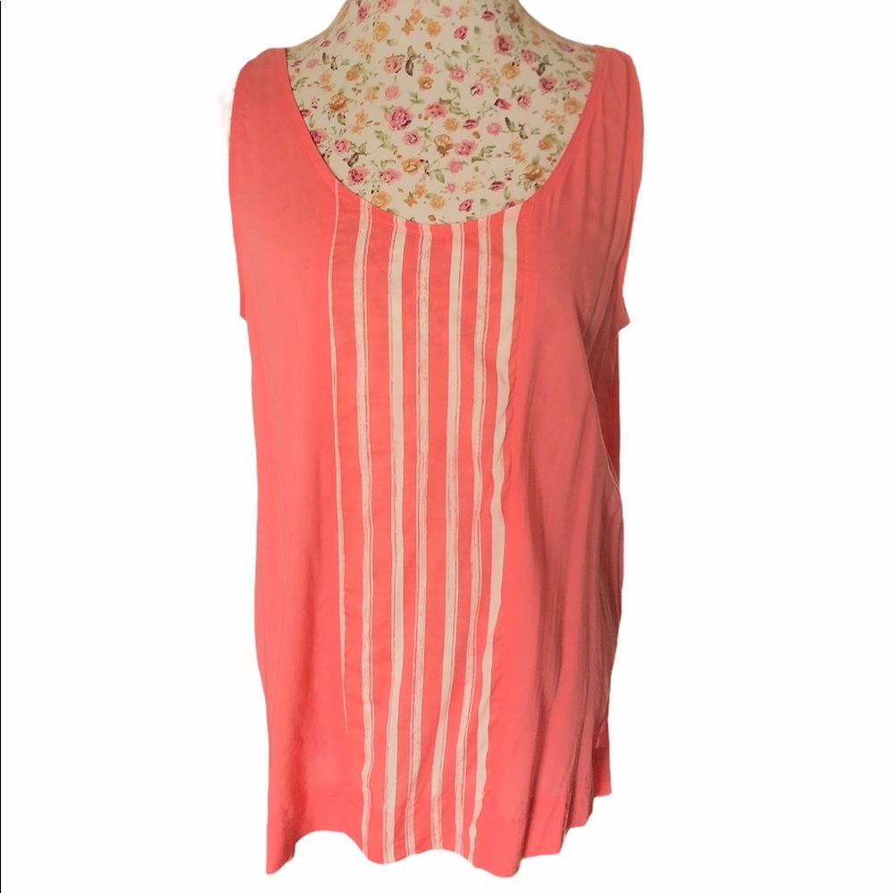 Loft women’s sleeveless top blouse Sz L